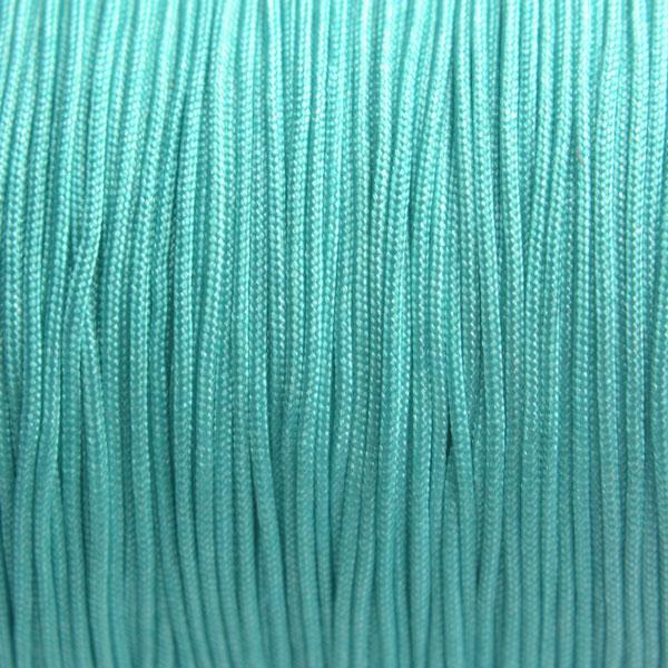 Nylon rattail koord turquoise 0.8mm - 6 meter-Kraaltjes van Renate