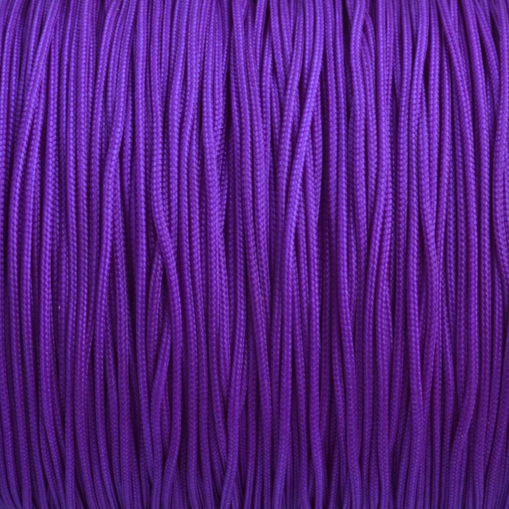 Nylon rattail koord violet paars 0.8mm - 6 meter-Kraaltjes van Renate