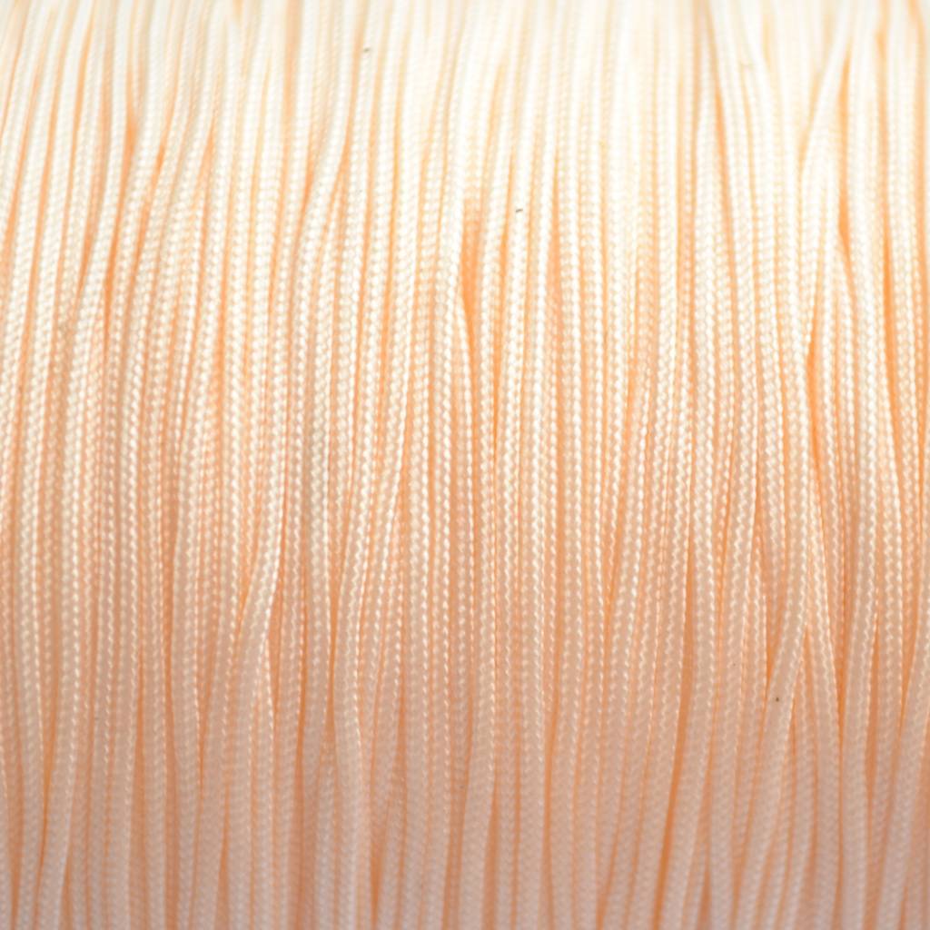 Nylon rattail koord zalm 0.8mm - 6 meter-Kraaltjes van Renate