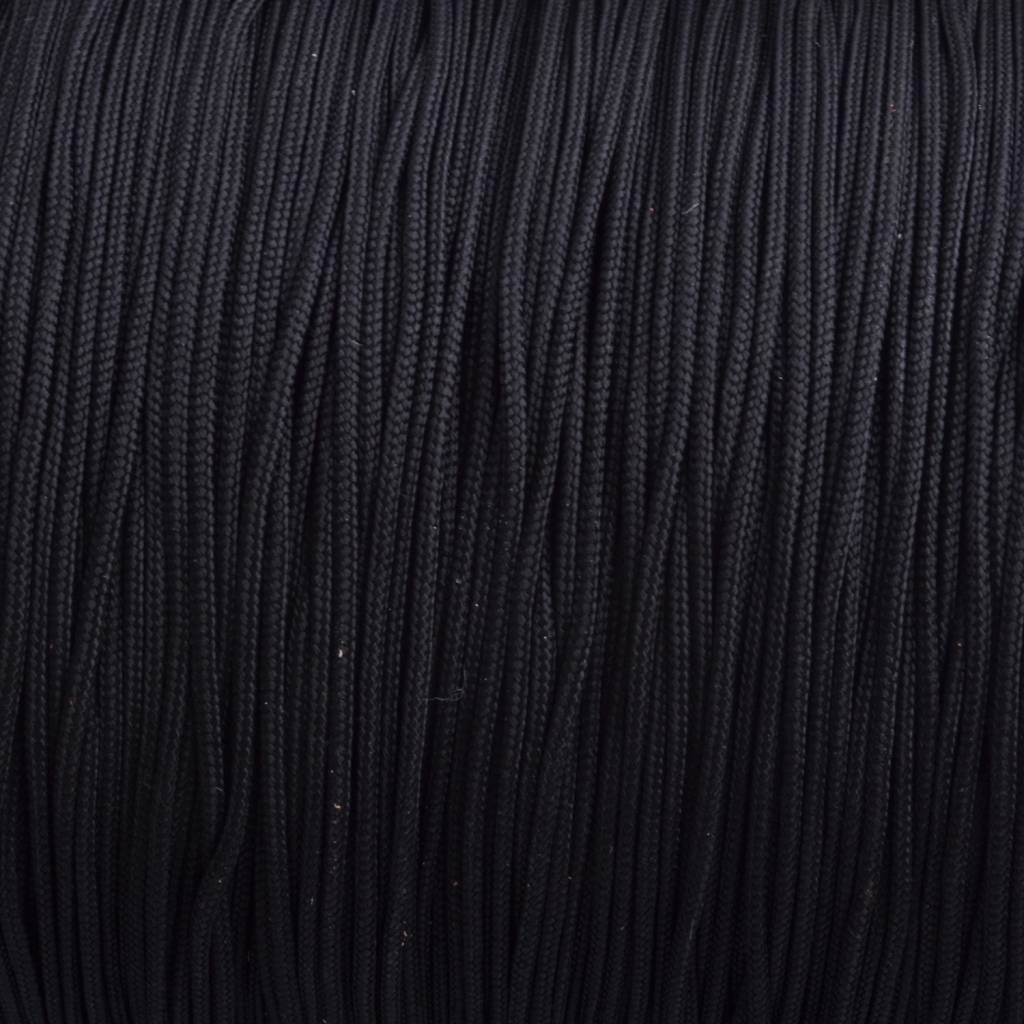 Nylon rattail koord zwart 0.5mm - 6 meter-Kraaltjes van Renate