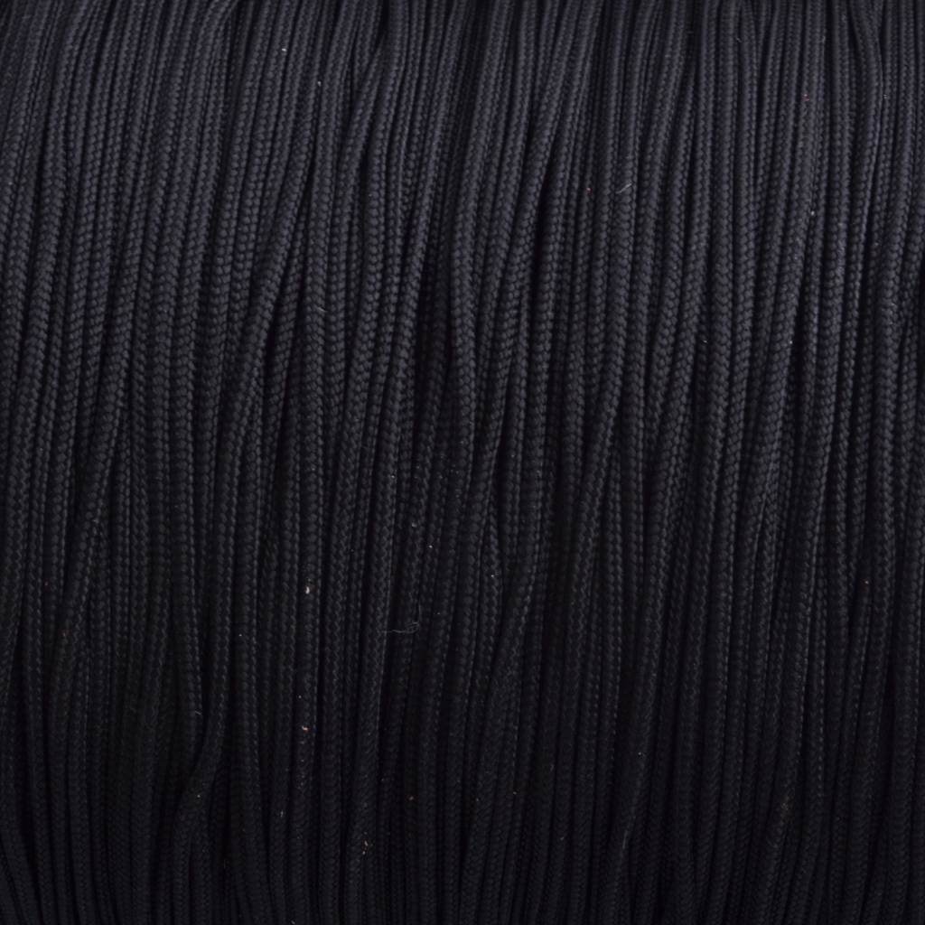 Nylon rattail koord zwart 0.8mm - 6 meter-Kraaltjes van Renate