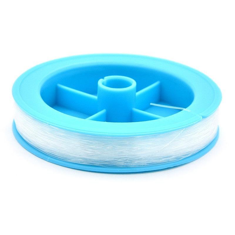 Transparant Nylon Draad 0.55mm - per rol (70m)-Koord-Kraaltjes van Renate