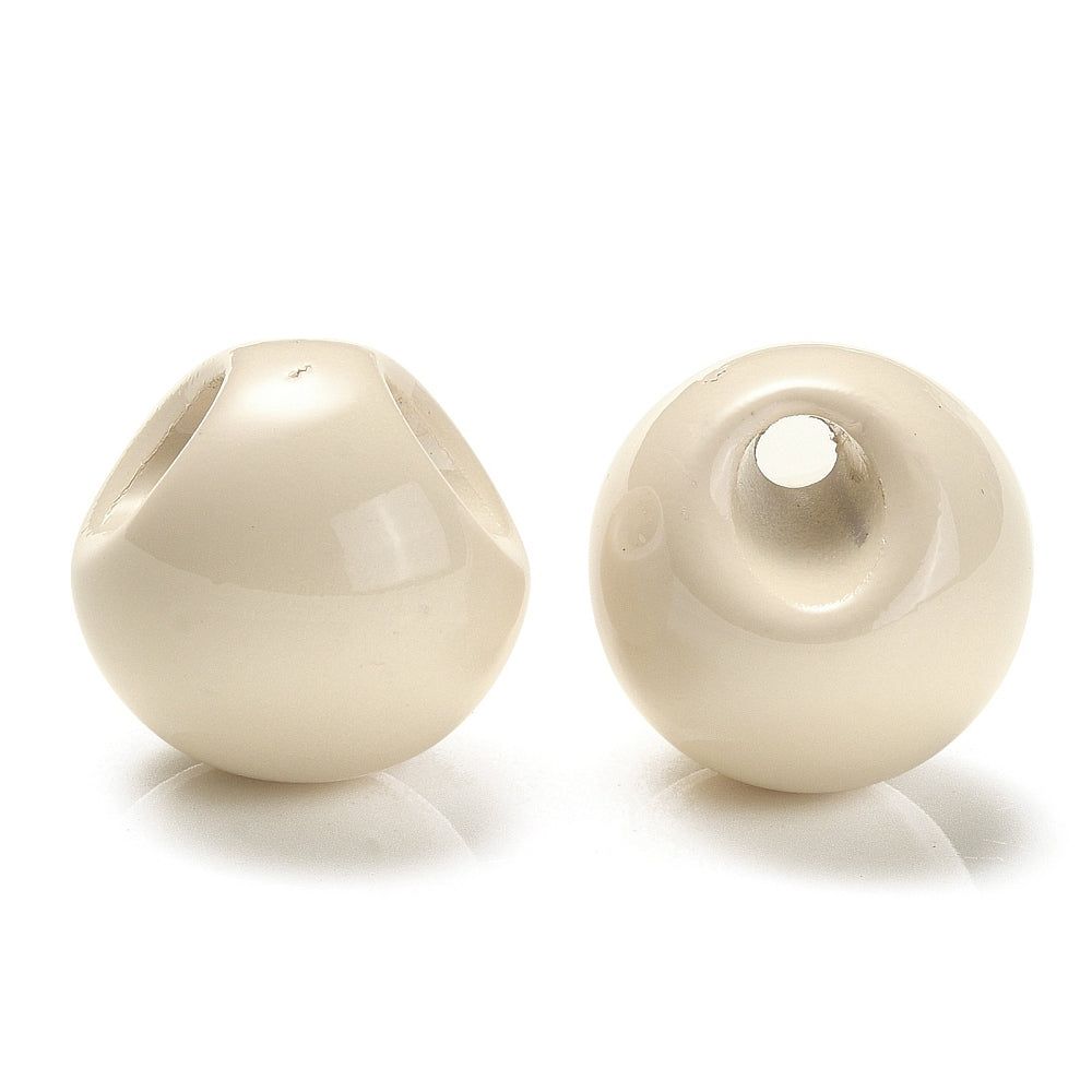 Acryl Kralen Beige 19mm - per stuk