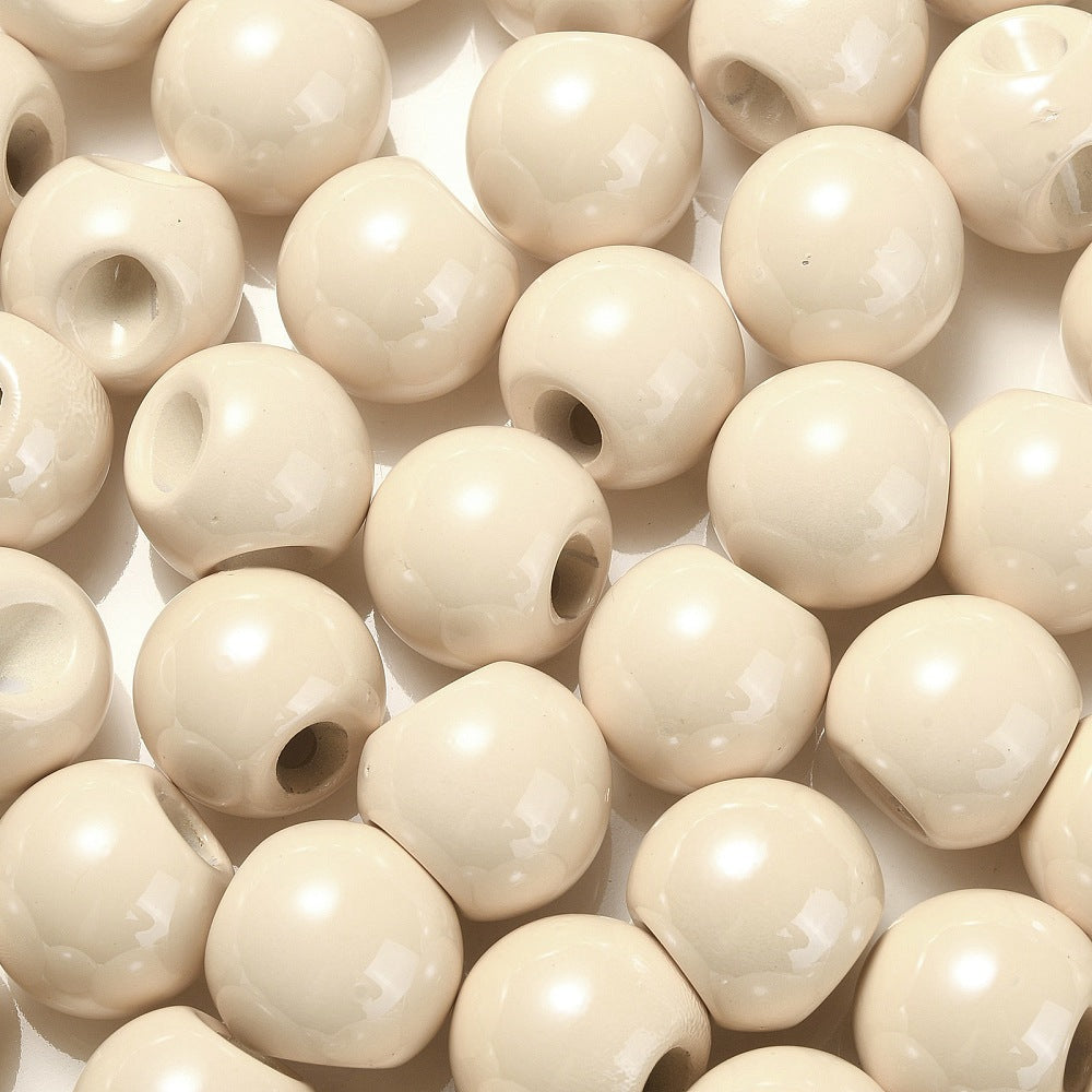 Acryl Kralen Beige 19mm - per stuk