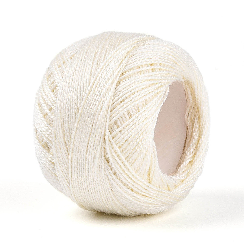 Polyester Koord Gevlochten Wit 0.5-1mm - per rol