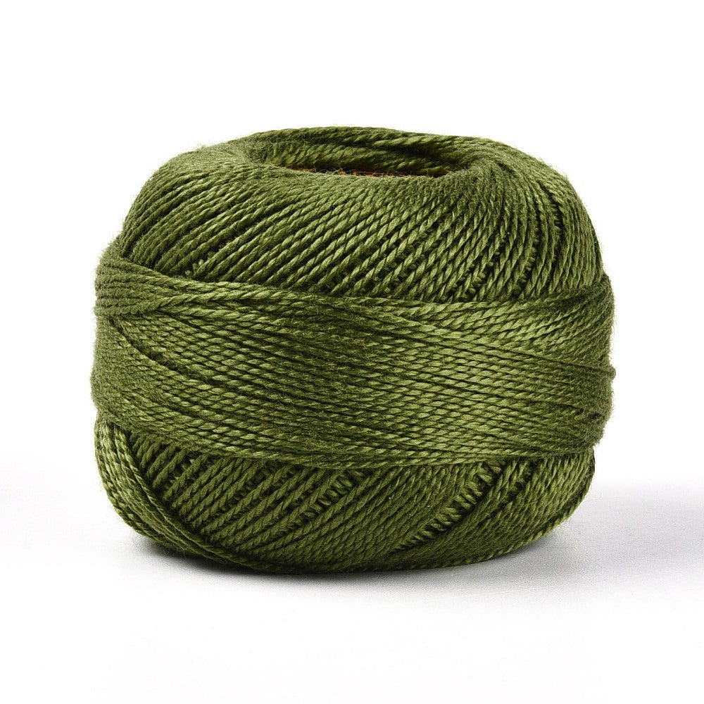 Polyester Koord Gevlochten Olijfgroen 0.5-1mm - per rol