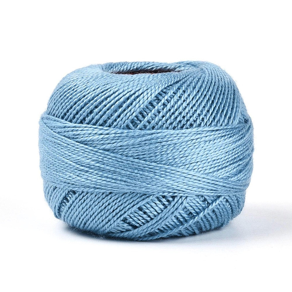 Polyester Koord Gevlochten Sky Blue 0.5-1mm - per rol