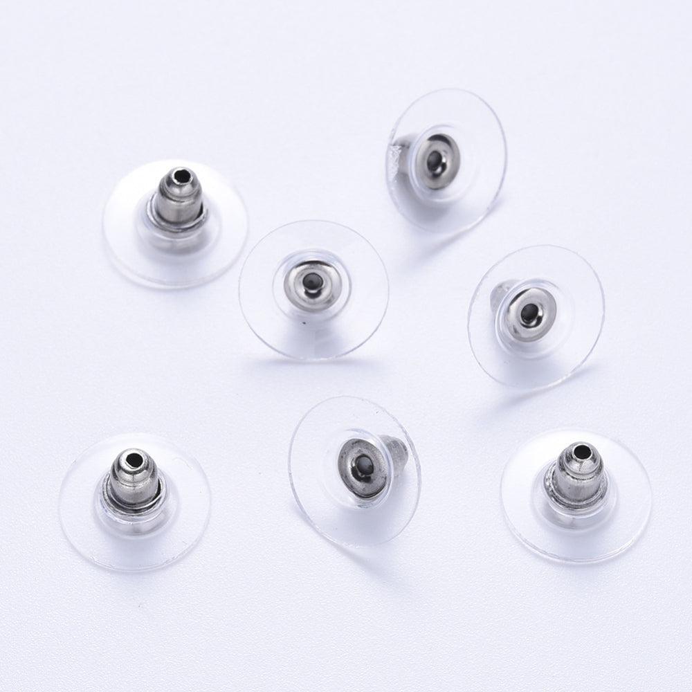 Oordopjes RVS Zilver 12mm - 6 stuks (kopie)-Onderdelen-Kraaltjes van Renate