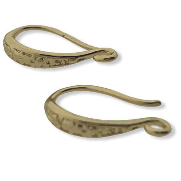 Oorhangers motief rosegoud 15x9.5mm - 1 paar-Kraaltjes van Renate