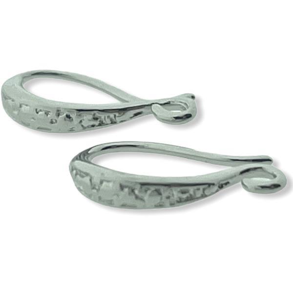 Oorhangers motief zilver 15x9.5mm - 1 paar-Kraaltjes van Renate