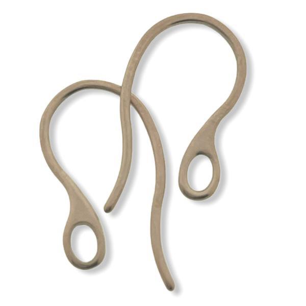 Oorhangers rosegoud rvs 22x11mm - 1 paar-Kraaltjes van Renate