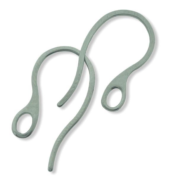 Oorhangers zilver rvs 22x11mm - 1 paar-Kraaltjes van Renate