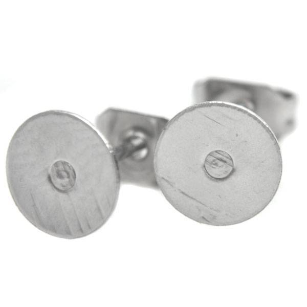 Oorsteker RVS Ø10mm - 3 paar-onderdelen-Kraaltjes van Renate