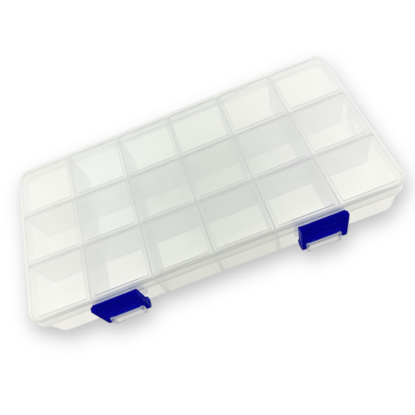 Opbergdoos 18 vakjes maat: 22x11cm-opbergdoos-Kraaltjes van Renate