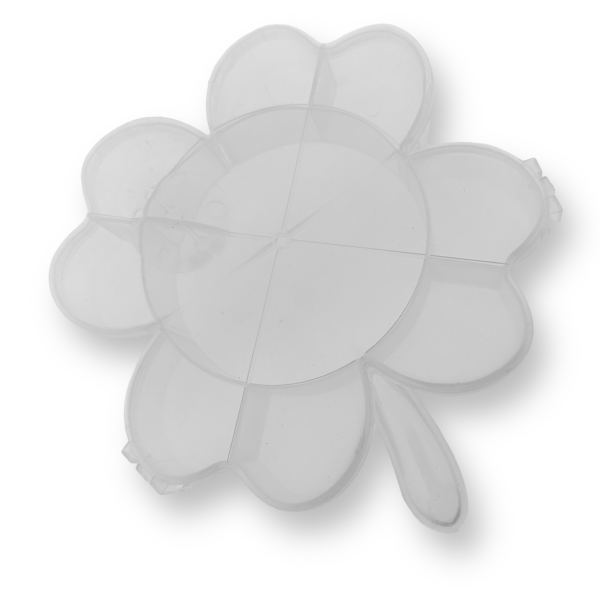 Opbergdoos Klaver 9 vakjes maat: 17cm-opbergdoos-Kraaltjes van Renate