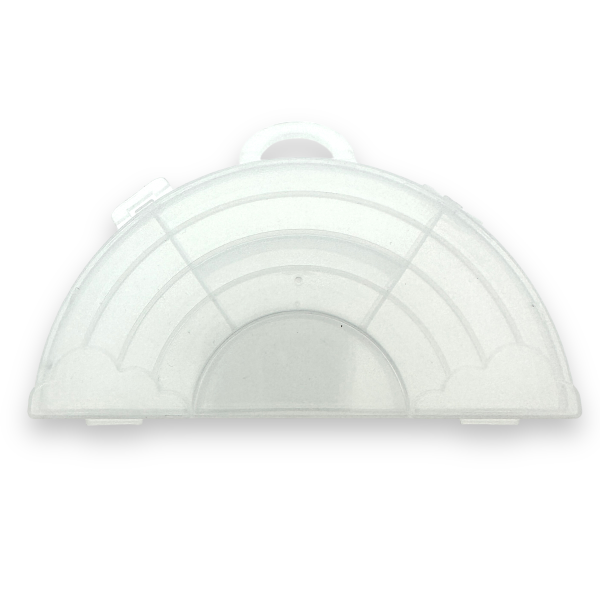 Opbergdoos Regenboog 5 vakjes maat: 15x9cm-opbergdoos-Kraaltjes van Renate