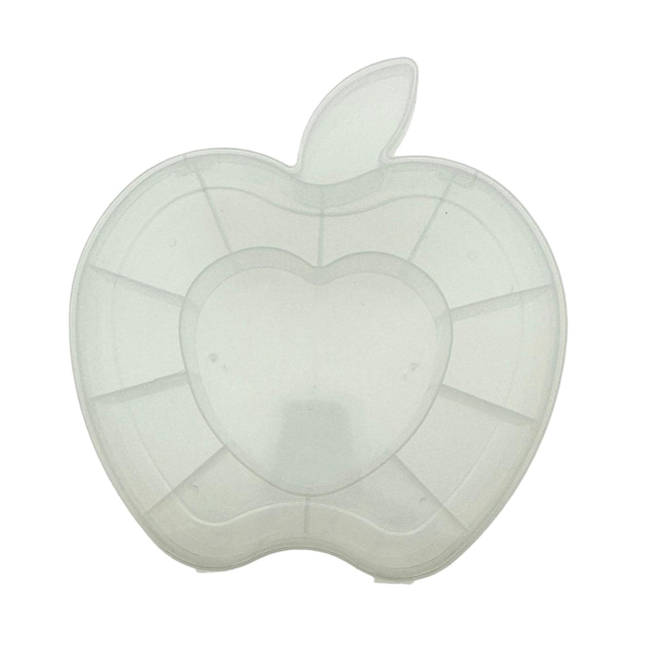 Opbergdoosje 12 vakken appel maat:16.5x15.5x2.5cm-opbergdoos-Kraaltjes van Renate