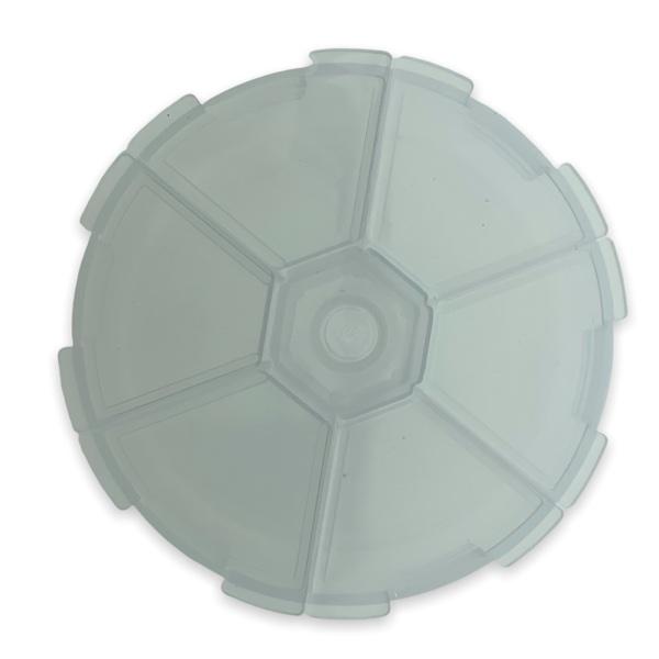 Opbergdoosje rond 6 vaks-opbergdoos-Kraaltjes van Renate