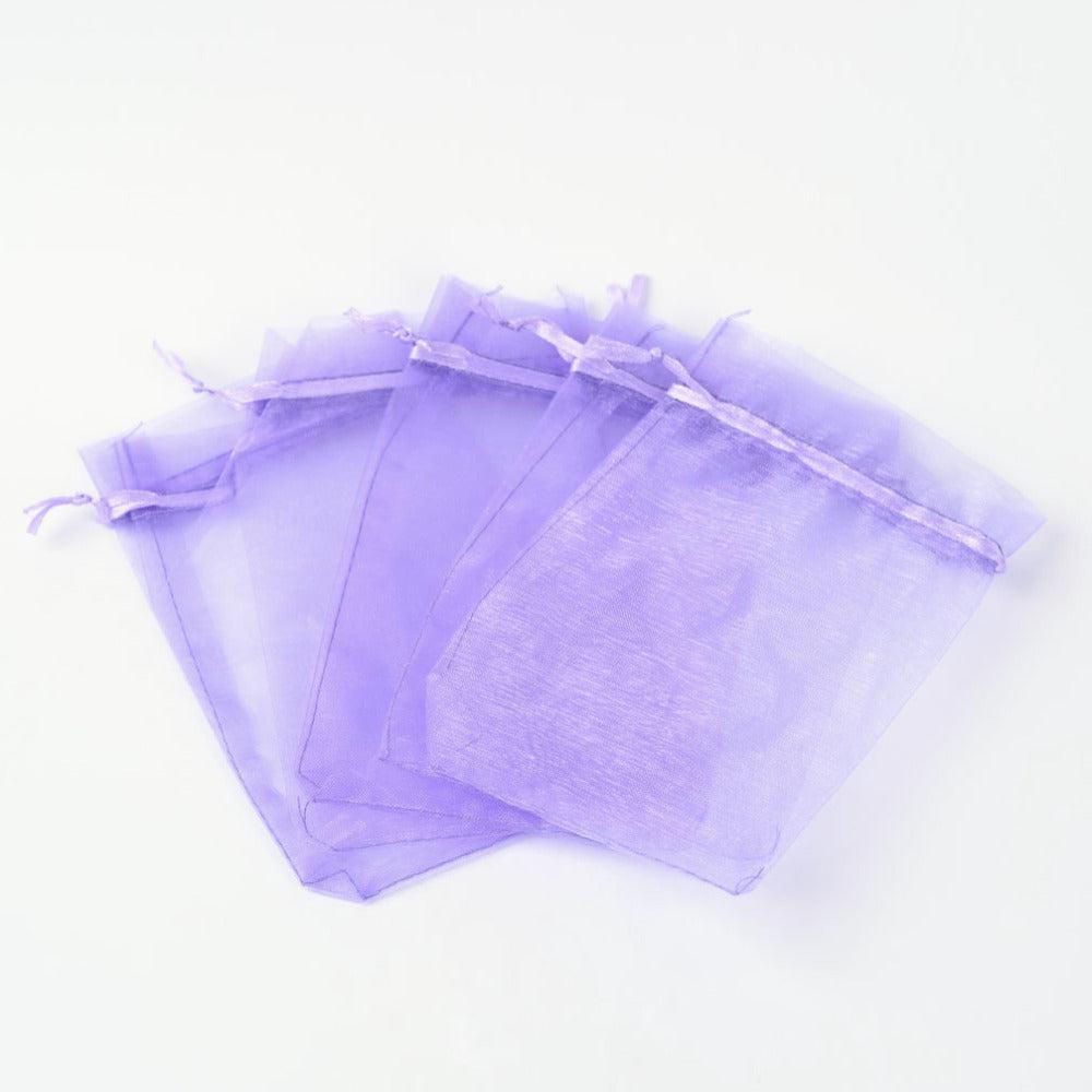 Organza zakjes Lila 10x15cm - 5 stuks-Gifts-Kraaltjes van Renate