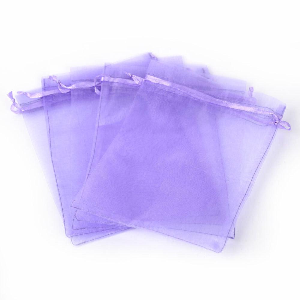 Organza zakjes Paars 13x18cm - 5 stuks-Gifts-Kraaltjes van Renate