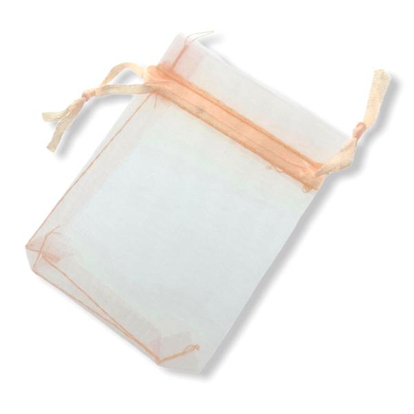 Organza zakjes Zalm 10x15cm - 5 stuks-Gifts-Kraaltjes van Renate