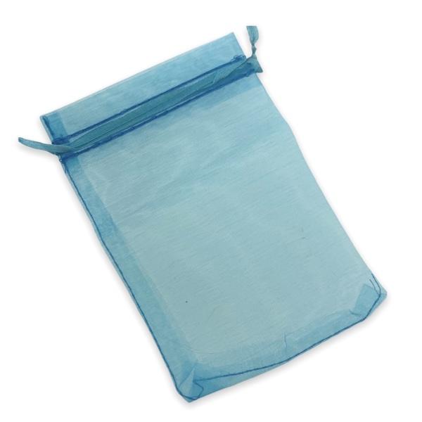 Organza zakjes blauw 15x10cm - 5 stuks-Gifts-Kraaltjes van Renate