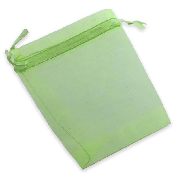 Organza zakjes groen 12x9cm - 5 stuks-Gifts-Kraaltjes van Renate