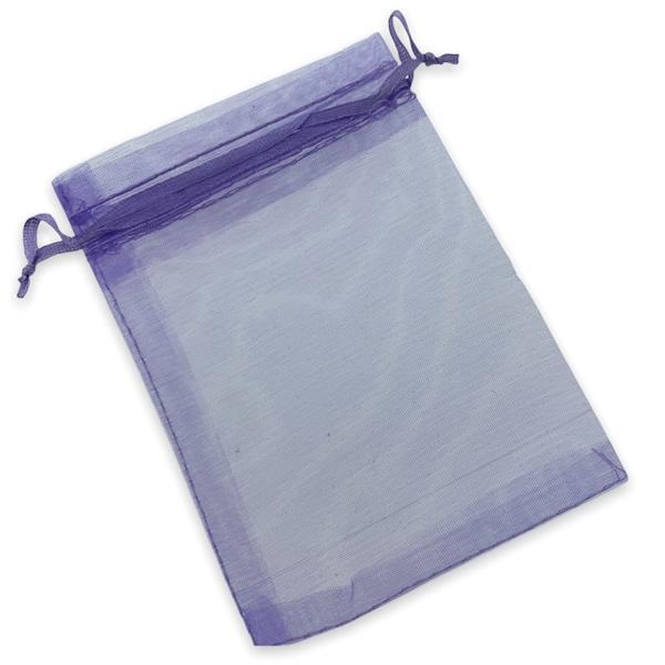 Organza zakjes paars 12x9cm - 5 stuks-Gifts-Kraaltjes van Renate