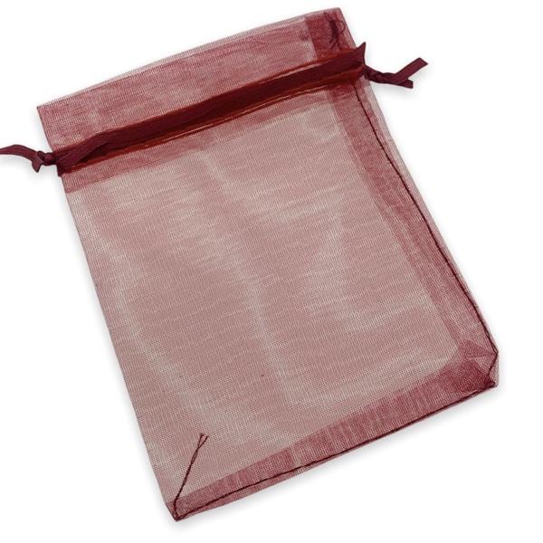 Organza zakjes rood 12x9cm - 5 stuks-Gifts-Kraaltjes van Renate