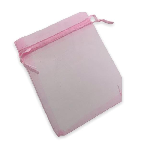 Organza zakjes roze 12x9cm - 5 stuks-Gifts-Kraaltjes van Renate