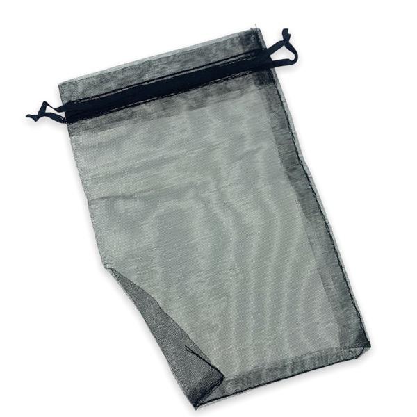 Organza zakjes zwart 15x10cm - 5 stuks-Gifts-Kraaltjes van Renate