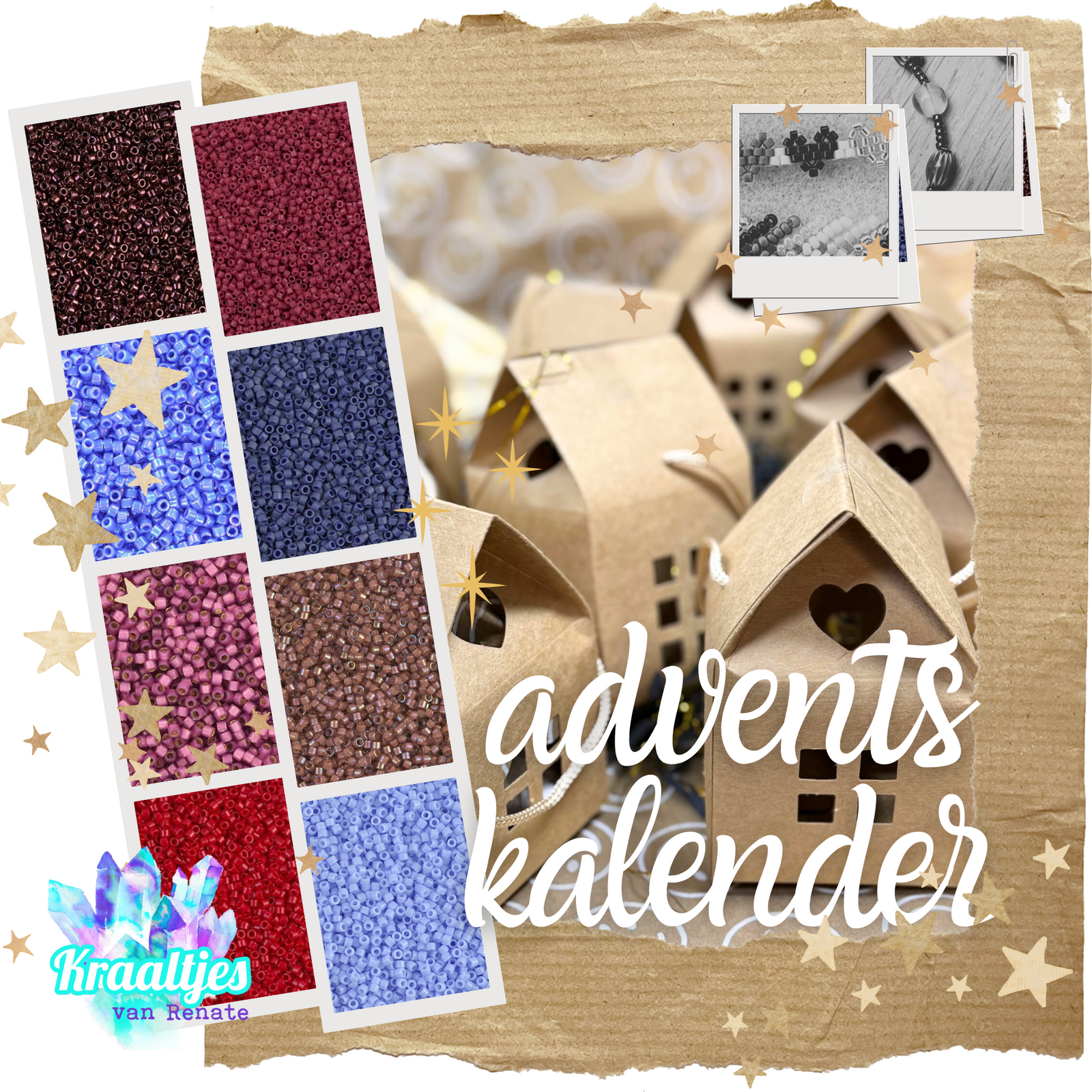 PRE-ORDER: Adventskalender '25-DIY-Kraaltjes van Renate