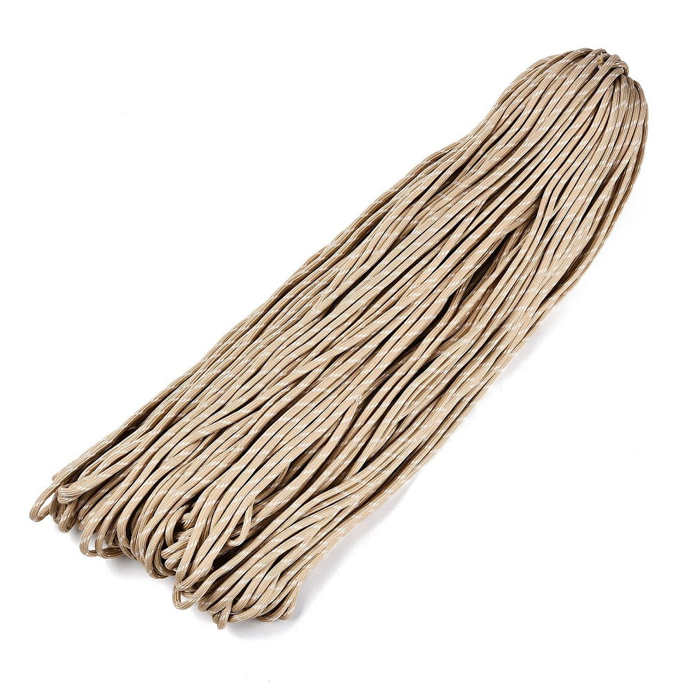 Paracord Patroon 5mm Beige - per meter-koord-Kraaltjes van Renate
