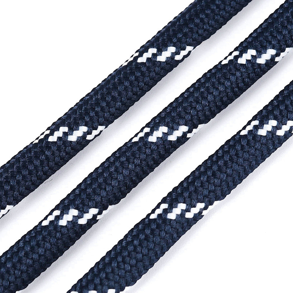 Paracord Patroon 5mm Donkerblauw - per meter-koord-Kraaltjes van Renate