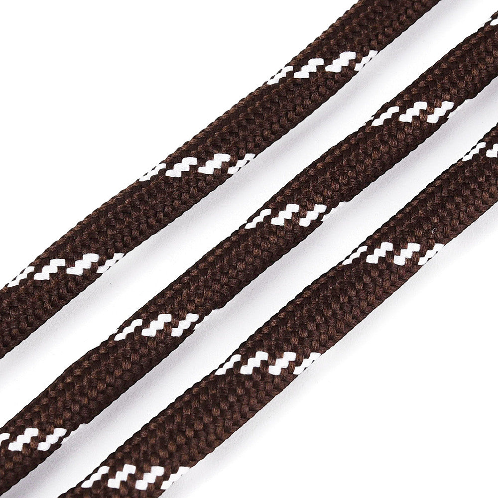 Paracord Patroon 5mm Donkerbruin - per meter-koord-Kraaltjes van Renate