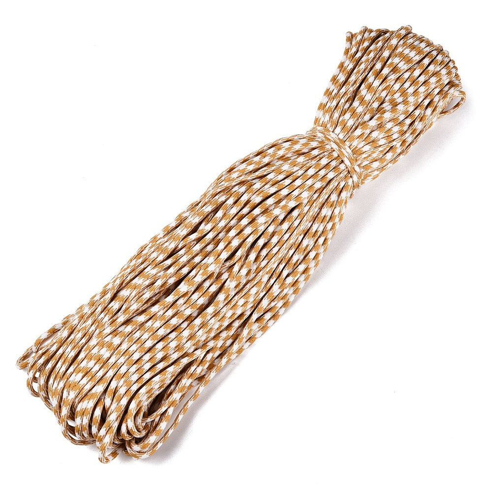 Paracord Patroon 5mm Goudbruin - per meter-koord-Kraaltjes van Renate