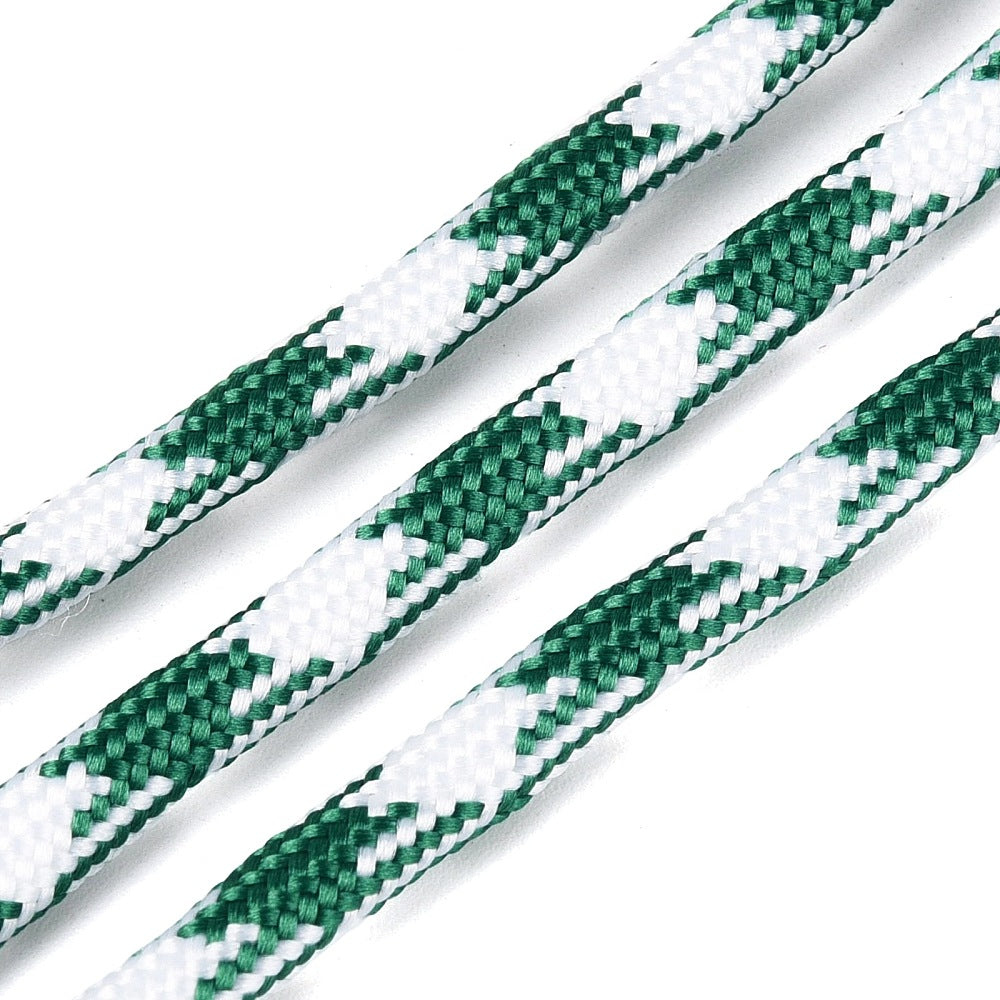 Paracord Patroon 5mm Groen - per meter-koord-Kraaltjes van Renate