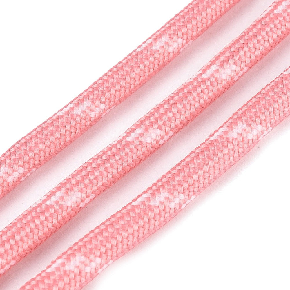 Paracord Patroon 5mm Koraalroze - per meter-koord-Kraaltjes van Renate