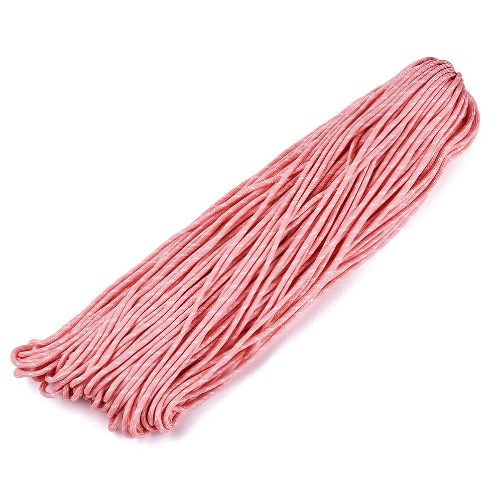 Paracord Patroon 5mm Koraalroze - per meter-koord-Kraaltjes van Renate