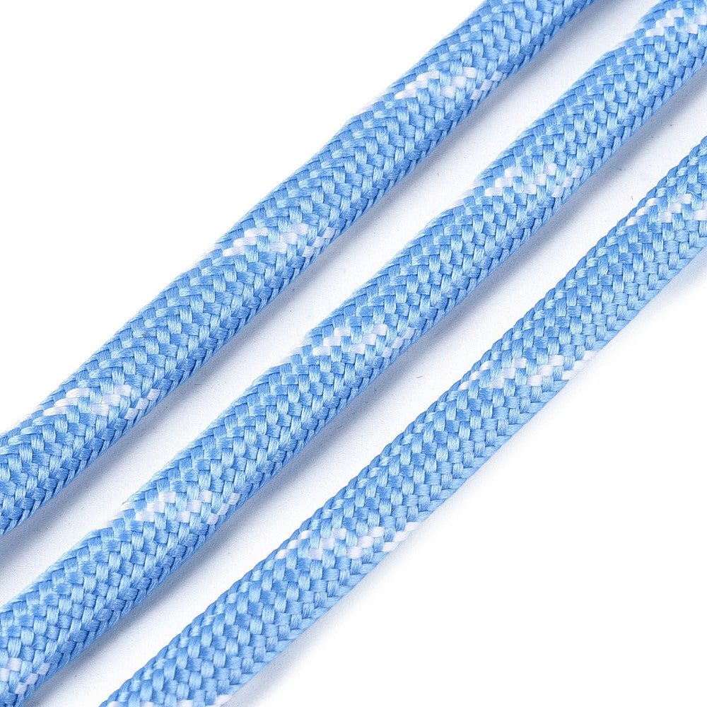 Paracord Patroon 5mm Lichtblauw - per meter-koord-Kraaltjes van Renate