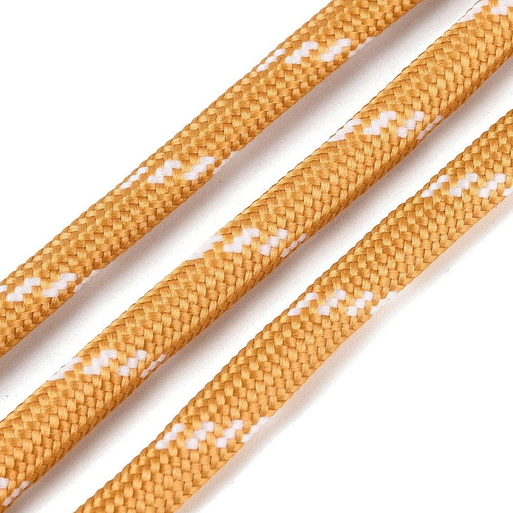 Paracord Patroon 5mm Okergeel - per meter-koord-Kraaltjes van Renate