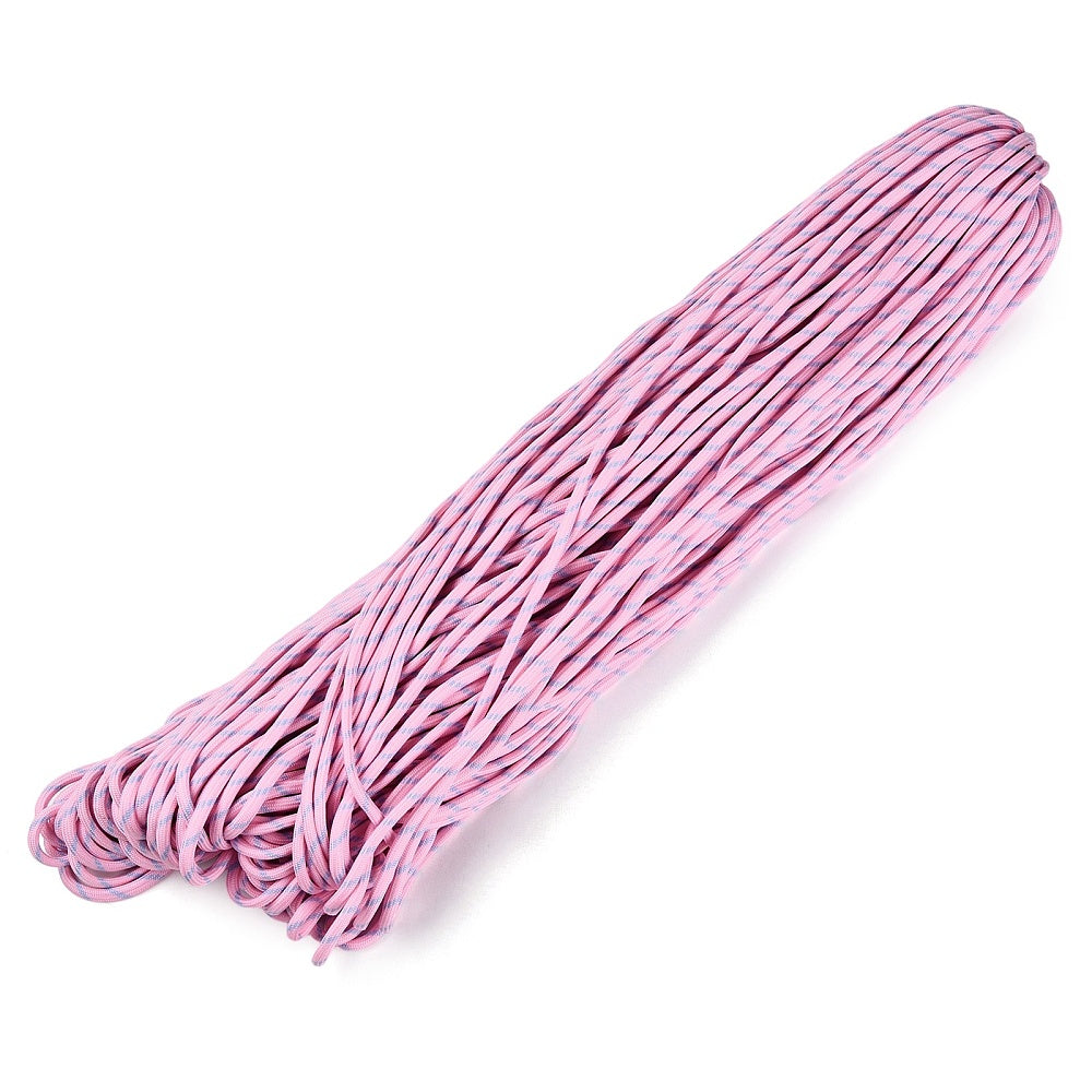 Paracord Patroon 5mm Roze Lichtblauw - per meter-koord-Kraaltjes van Renate