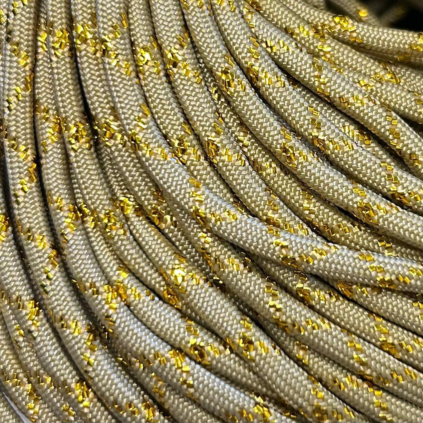 Parakoord Beige-goud 4mm - 1 meter-koord-Kraaltjes van Renate