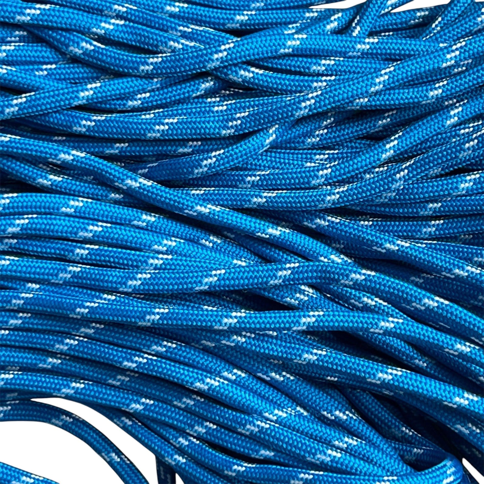 Parakoord Blauw Wit 4mm - 1 meter-Koord-Kraaltjes van Renate