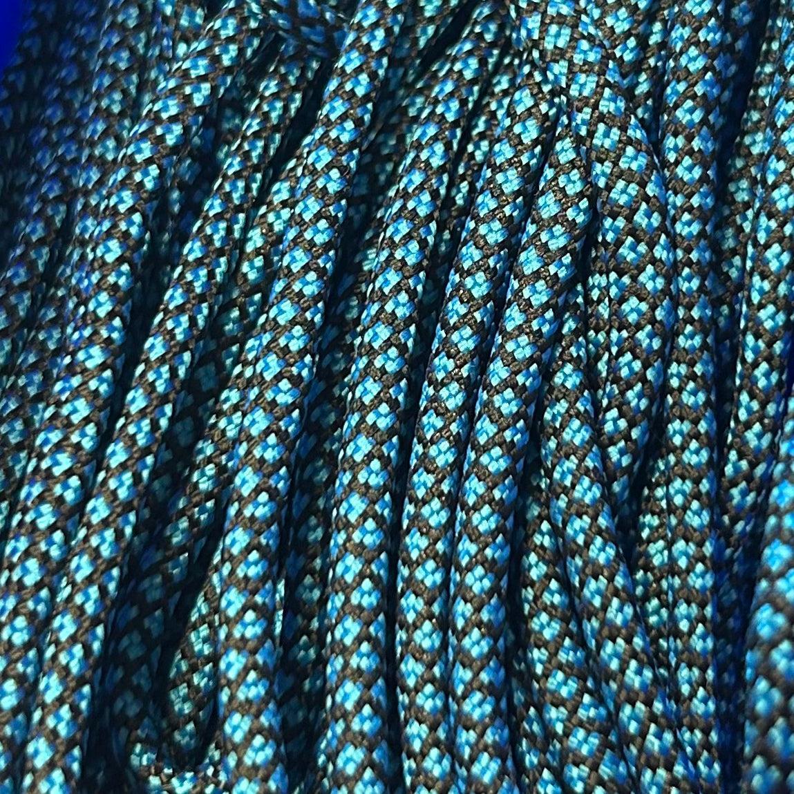 Parakoord Blauw-zwart 4mm - 1 meter-koord-Kraaltjes van Renate