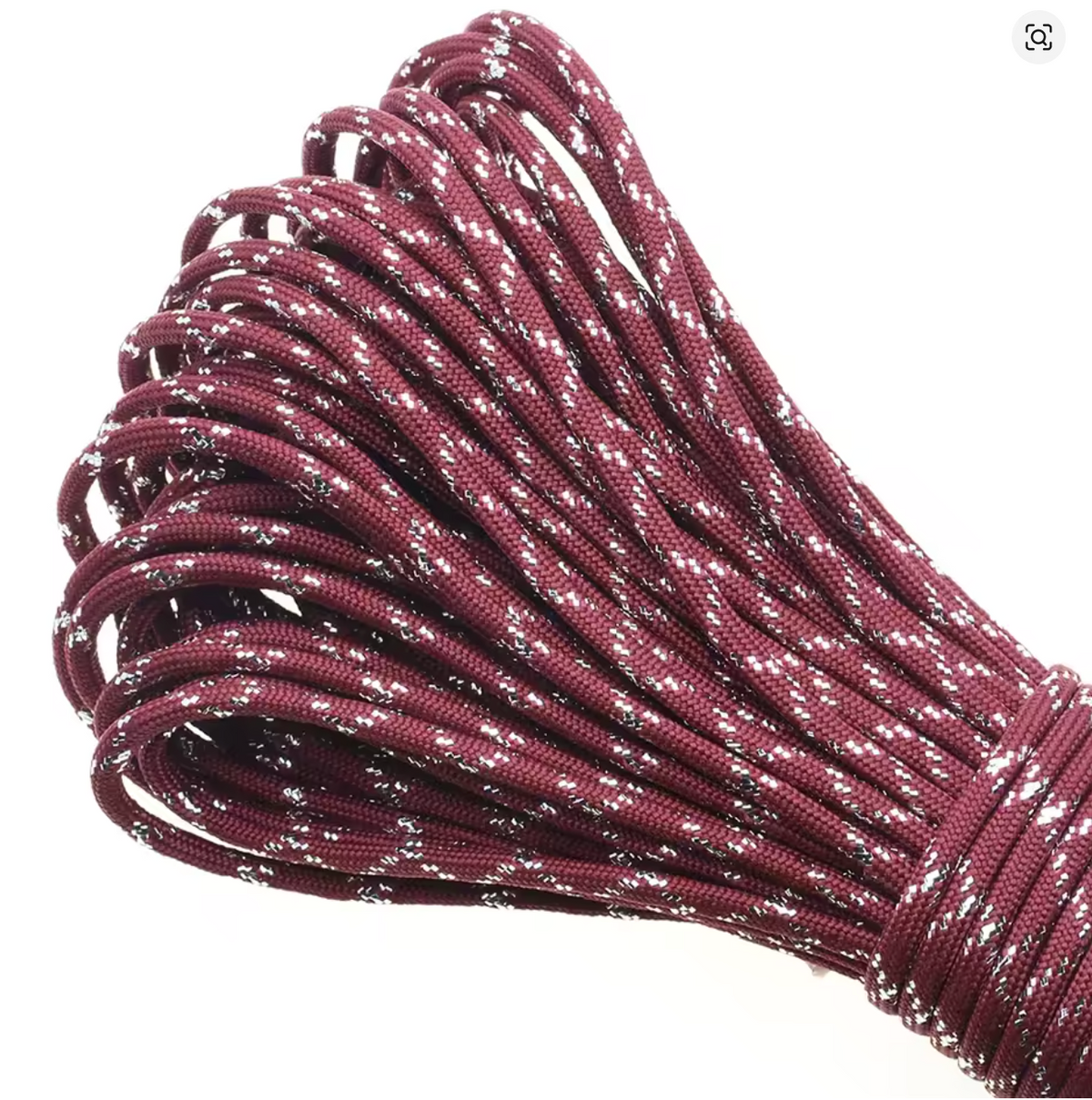 Parakoord Bprdeaux - zilver 4mm - 1 meter-koord-Kraaltjes van Renate