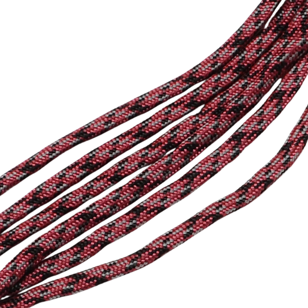 Parakoord Donkerrood 4mm - 1 meter-koord-Kraaltjes van Renate