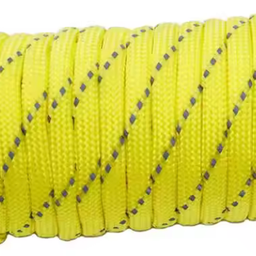 Parakoord Fel geel 4mm - 1 meter-koord-Kraaltjes van Renate