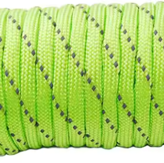 Parakoord Fel groen 4mm - 1 meter-koord-Kraaltjes van Renate