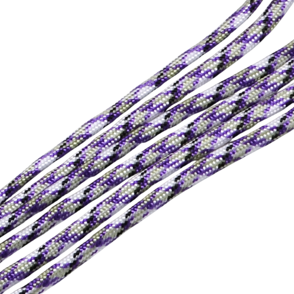 Parakoord Grijs Paars 4mm - 1 meter-koord-Kraaltjes van Renate